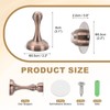 MECCANIXITY Magnetic Door Stoppers Stainless Steel Door Stops, Wall Floor