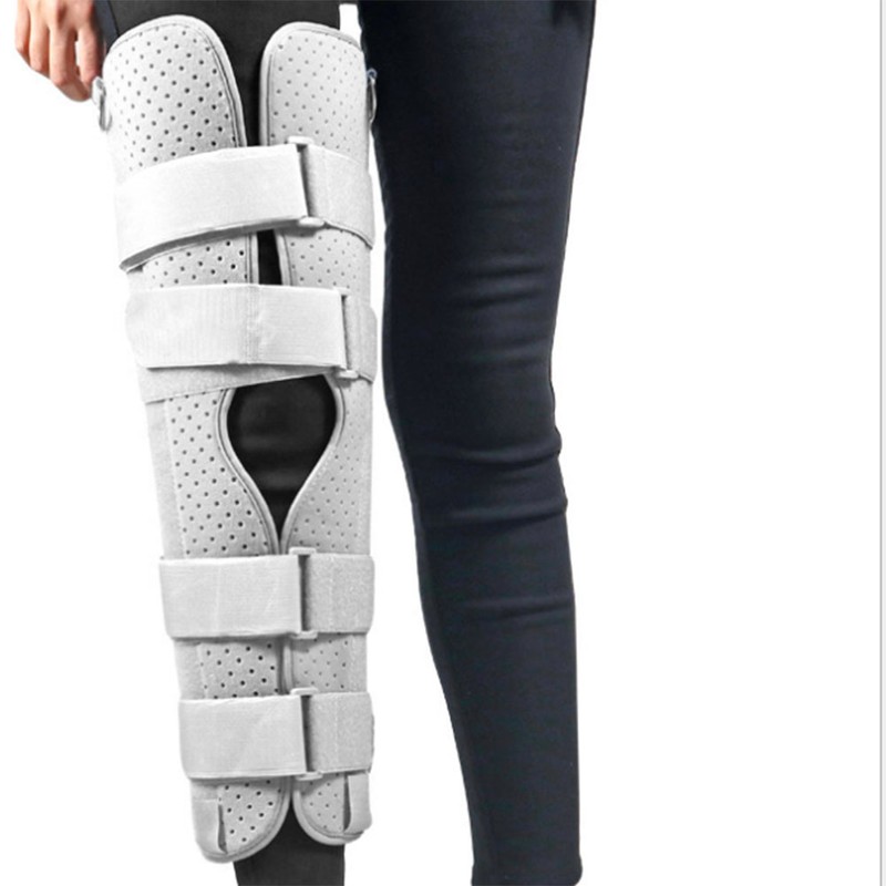 Breathable Knee Brace Adjustable Knee Support Protector Stabilizer (M with