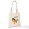 CafePress I Feed The Horse Tote Bag Reusable Natural Beige