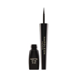 Napoleon Perdis Matte Eye Ink Liquid Eyeliner | Ultra-Precise Felt Tip, Intense Matte Black, Long-Wearing & Smudge-Proof | Ophthalmologist-Tested & Paraben-Free | (3.5ml) Black