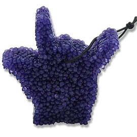 Love Spell, Lone Star Candles & More's Premium Strongly Scented Freshies, A Fruity Citrus Floral Mix, Car & Air Freshener, USA Made in Texas, Purple I Love You Hand Sign 1-Pack