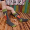 Belloxis Men’s Colourful Socks with Motif, Cuddly, Cotton Calf Socks,