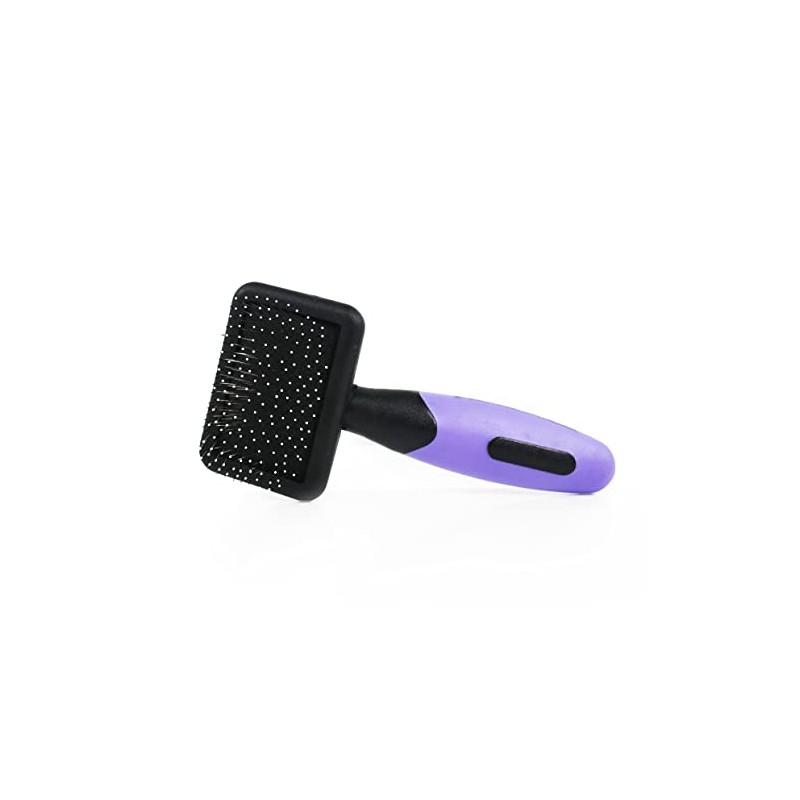 Rosewood OPTIONS SA MINI GENTLE SLICKER,Purple/Black,2.01 x 5.59 x 11.99