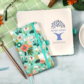 2025-2027 Pocket Planner - 3 Year Monthly Planner Jan. 2025-Dec. 2027, Pocket Calendar 2025-2027 with Inner Pocket, 6.4'' x 3.8''