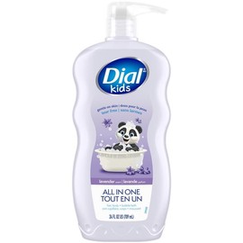 Dial Kids all in one hair, body wash and bubble bath, Lavender Scent, 709ml