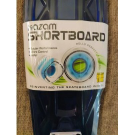 Shark Wheel Kazam Kids Shortboard Skateboard with 60mm 78A Jr Shark Wheel