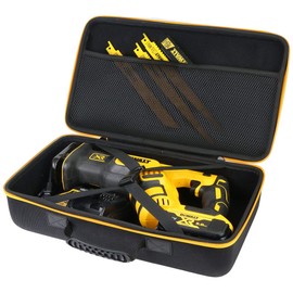 Khanka Hard Storage Case Replacement for DEWALT 20V MAX XR Reciprocating Saw (DCS367B / DCS387B) / D-Handle Rotary Hammer Drill (DCH133B / DCH263B), Case Only