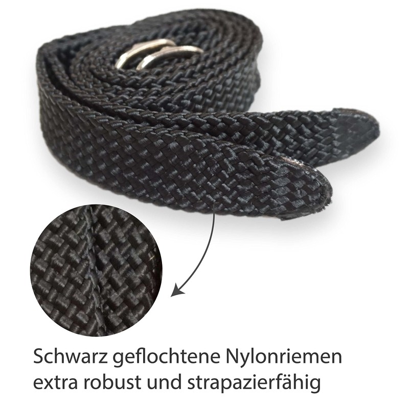 Pferdelinis Spur Straps in Black, Pack of 2 for Spurs,