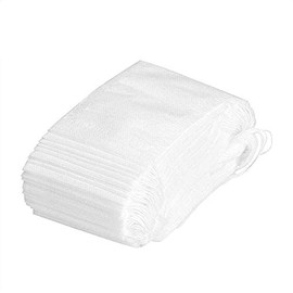 100 Bags 7x9 cm Disposable Empty Bags Non-woven Empty Bags Filter Tea Bags Tea Bag Bags Convenient Unbleached