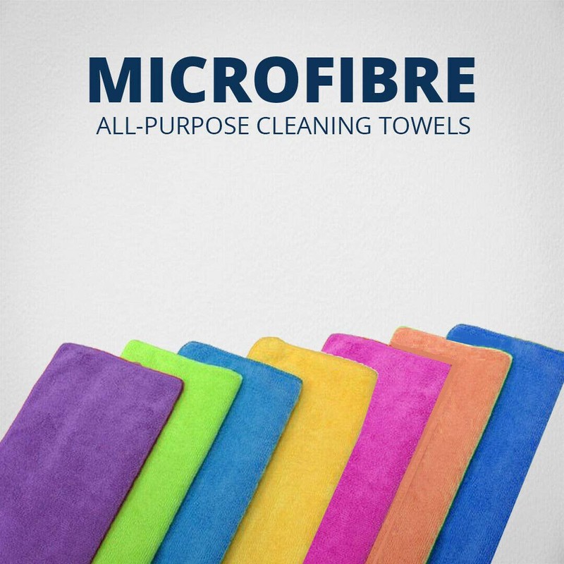 Microfiber Cleaning Cloth Fast Absorbent Easy Clean Kitchen Cloth Multi