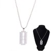 32 Feet Stainless Steel Ball Bead Chains with 50 Pcs