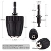 DeWin Chuck Screwdriver, Adapter Drill Bit 3/8-24UNF 0.8-10MM Keyless Drill