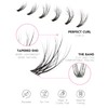 Cat Eye Lash Clusters Wispy D Curl Cluster Eyelash Extensions