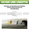 10mm Diameter Check Valve with Clamping Straps for Washing Machines,