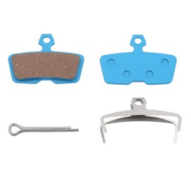 Briny River 1 Pair Bike Brake Pads Disc Blue Ceramics with Spring and Securing Clip Universally Compatible with Bikes