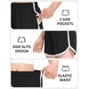 BOOPH 4 Packs Girls Shorts Quick Dry Kids Athletic Soccer