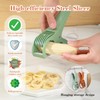 Lanties 2 Pcs Food Manual Slicer Fruit and Vegetable Cutter