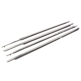 GZYF 4PCS Weatherstrips,Window Moulding Trim Seal Belt Weather Stripping for Toyota Camry 2007 2008 2009 2010 2011,Chrome