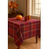 Kane Home Plaid PEVA Vinyl Tablecloth Fall Indoor Outdoor Table