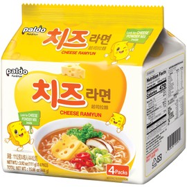 Paldo Cheese Fromage Ramyun Noodle 3.92 Oz (Pack of 4)
