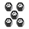 Air Valve Cap Set of 5 (1 Spare Piece), Paw