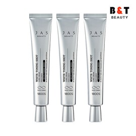 Jas White Toning Shot Core Cream 40ml x3 / Whitening / Wrinkle / 쟈스 화이트 토닝 샷 코어 기미크림 40ml x3 미백주름