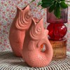 Monsieur Carafon Fish Vase/Jug/Jug/Sculpture Fish, Size S, Capacity 1.2 Litres,