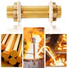 Brass Bulkhead Fitting G3/4 Brass Hose Fitting Rain Butt Fitting