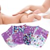 Breathable Soft Waterproof Adjusted Washable Reusable Infant Diaper Pants (Type