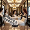 2Pcs Black Women Hair Braiding Tool Roller Hair Twist Styling