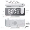 DollaTek Radio projection alarm clock LED large screen display temperature