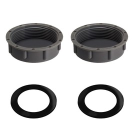 2 Pcs Kitchen Sink Waste Pipe Blanking Cap 56mm, Appliance Trap Blanking Cap with Washer, Female Thread Washing Machine Drainage Cap for Dishwasher Taps, Plumbing Tool for Sealing Pipe Joints