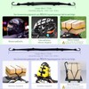 Aibeli Motorcycle Luggage Straps, Bike Rack Straps, Bungee Cords with