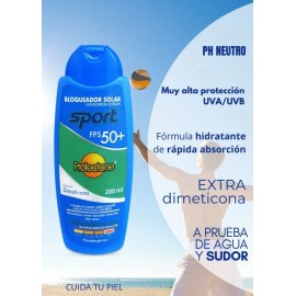 Bloqueador Solar Fps Sport Protectone Waterproof Hipoalargenico 200ml