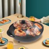 SNKOURIN Hot Pot with Grill 2 in 1, Multifunctional Smokeless
