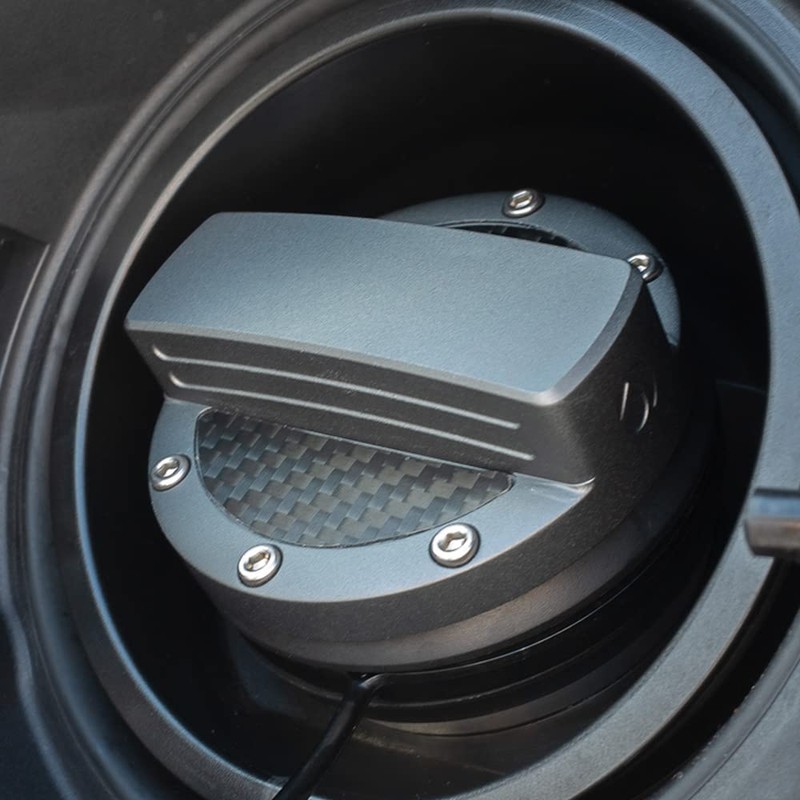 Deff Dief Nissan 01 Aluminum Chunks Refueling Cap Cover Graphite
