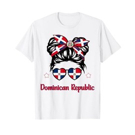 Toddler Dominican-Shirt Republic Flag Hispanic Heritage Kids T-Shirt