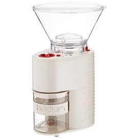 bodum Bistro Burr Coffee Grinder, 1 EA, White