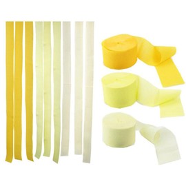 Lumierechat Crepe Streamer Crepe Paper Party Streamer Birthday Decoration 3 Piece Set a-b5599(Daisy)