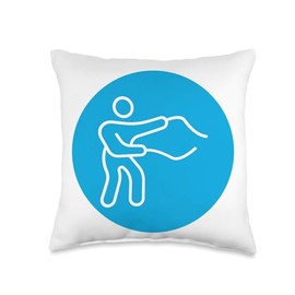 Really Like Battle Ropes - Battle Rope Battlerope Fitness Throw Pillow