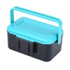 KIMISS Worm Box Fishing Worm Boxes Abs Plastic Portable Durable