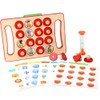 Children Wooden Memory Matching Game with Double Sided Cards Interactive