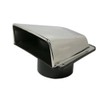 flanged cowl ventilator, 125x145x50mm