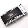 aplusashop ID Men's Belt Genuine Leather with Engraving Automatic Buckle