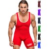 Exxact Sports Plain Men's Wrestling Singlet, High Performance Powerlifting Singlet