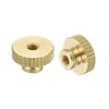 sourcing map Knurled Thumb Nuts, 18pcs M3 x D11mm x
