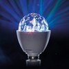 MSC LED E27 - Disco Ball Light Rotating Multi-Coloured Lightbulb