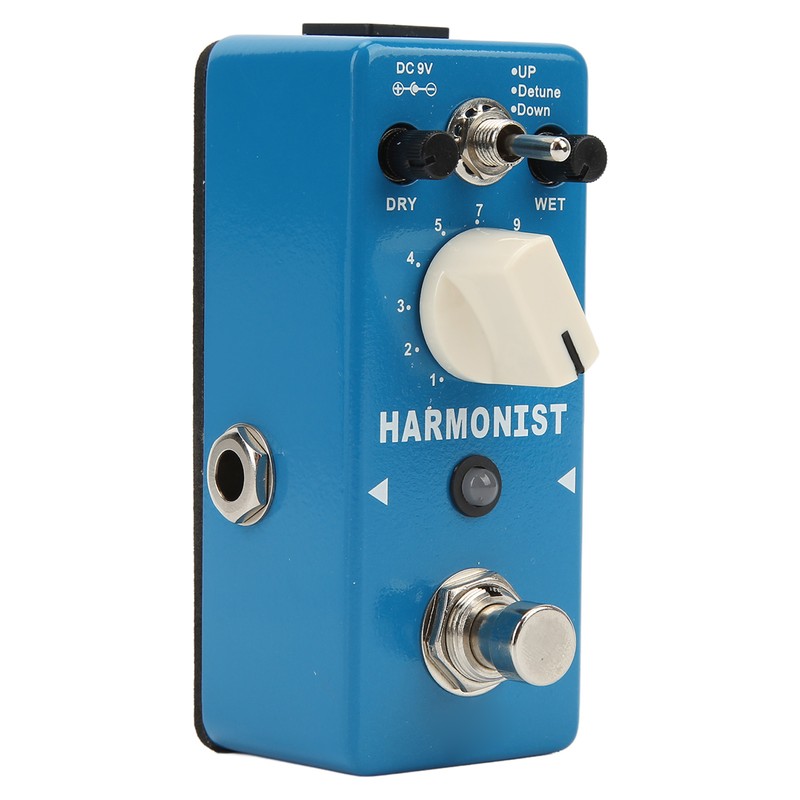 Digital Chip Effect Pedal Metal Blue Guitar Transpose Effects Pedals