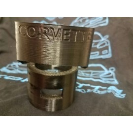 Corvette C4 corvette cup holder upgrade 84-96. 3d Printed In The USA,  BLACK