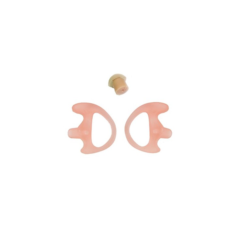 Valley Enterprises 2-Wire Coil Earbud Audio Mic Surveillance Kit Compatible